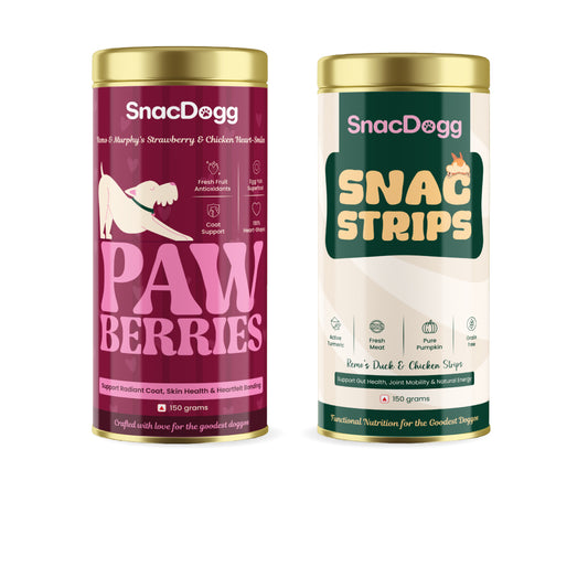 Snacstrips + Pawberries